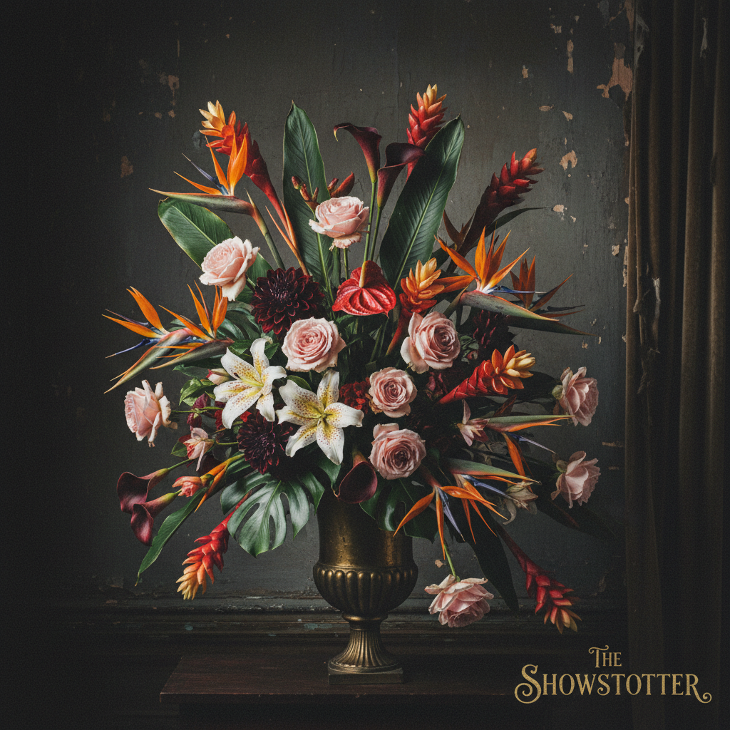 The Showstopper - large floral arrangement with tropicals
