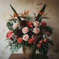 The Statement - large floral arrangement with tropicals
